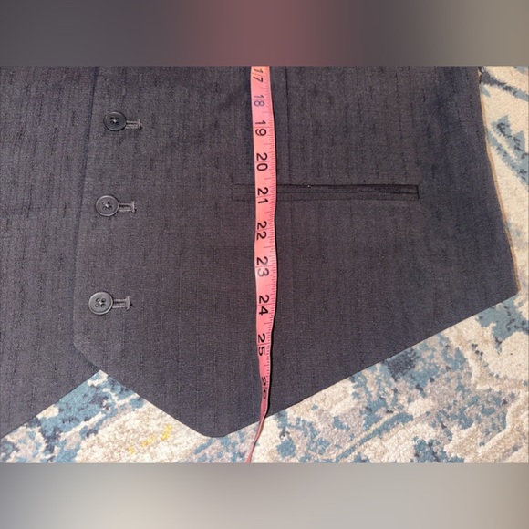 NWT Apt. 9 Men’s Size XXL Gray Lined Vest With Front Pockets Formal - Picture 3 of 6